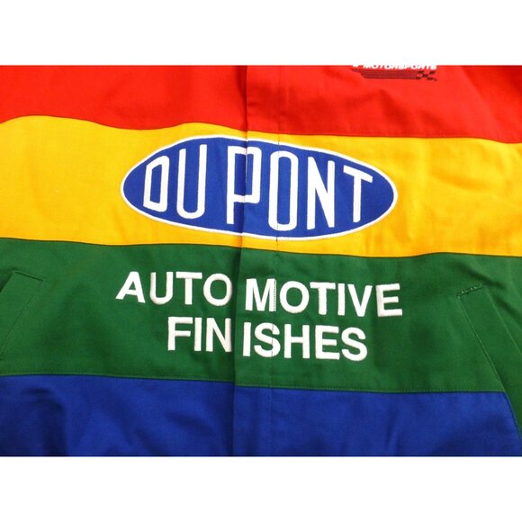 Jeff Gordon 24 DuPont Racing Jacket XL Chase Authentics 100% Cotton NASCAR Red/M - Picture 5 of 16